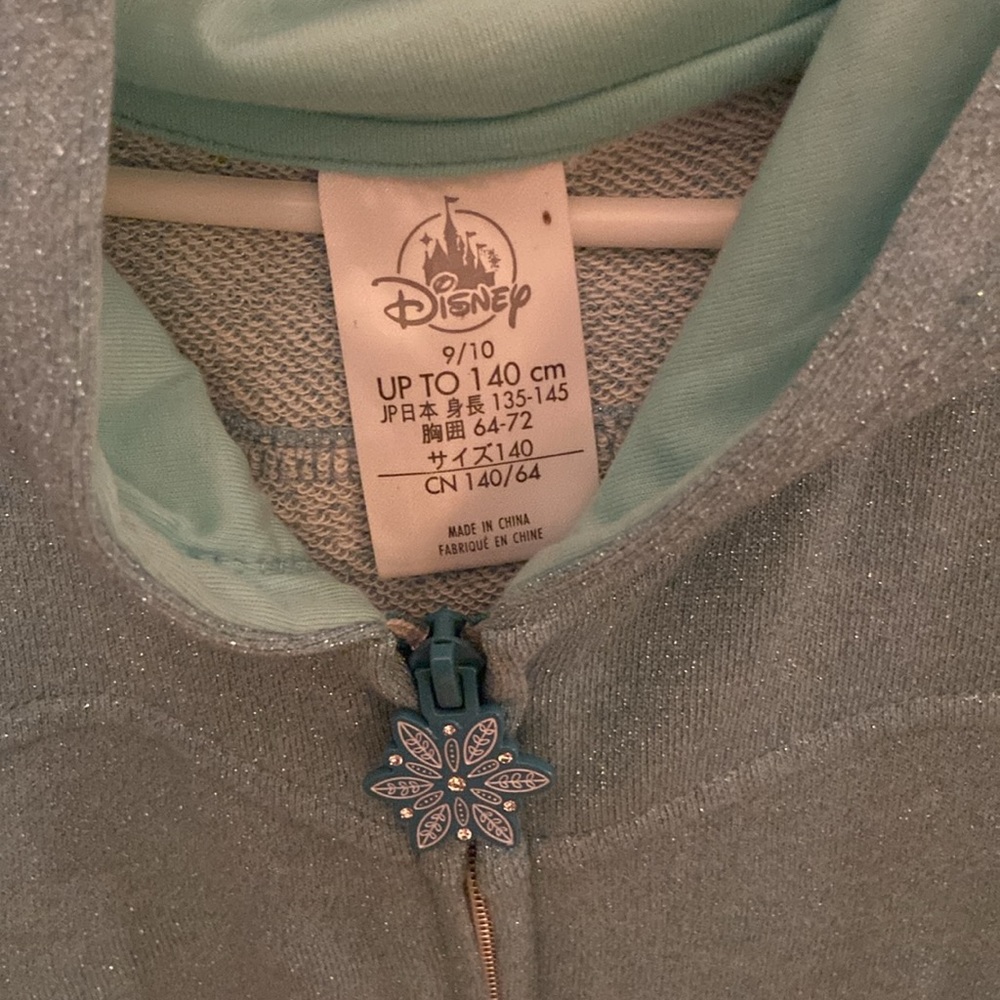Disney Frozen zip up jacket, size 9/10 NWT - Picture 2 of 4